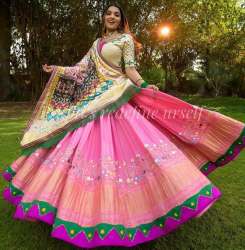 LC 700 REAL MIRROR WORK CHANIYA CHOLI