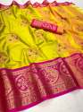 Pure Mercerised Cotton Silk Saree thumb 1