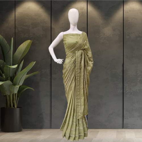 RIWAZ Chiffon Silk Saree by MITRAY STUDIO
