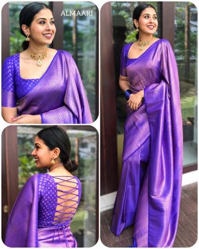 THE ALMAARI 215 PURE SOFT SILK SAREE