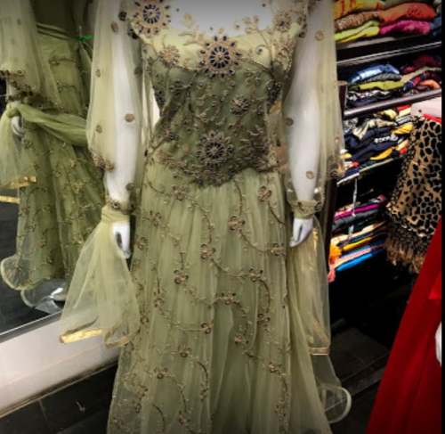 Get Embroidery Anarkali Suit For Ladies