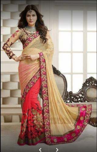 Prestigious Designer Organza Digital Print Saree by Patrani saree collection