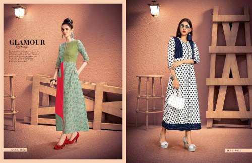 Aarohi Gown Catalog Kurti By Alishka Fashion