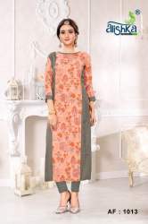 Alishka Fashion Presents Happy Rayon Kurti Set 