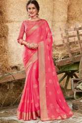 Functional Wear Chiffon Saree By Vishal Prints