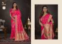 Pink Lotus Presents Pari Silk Wedding Saree thumb 4