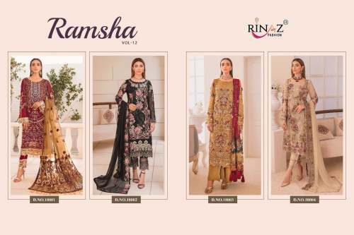 Ramsha Vol 12 Pakistani Suit by Rinaz Fashion  by Rinaz Fashion