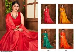 Priya Vol 1 Jari Print Saree by Gaurik Fashion 