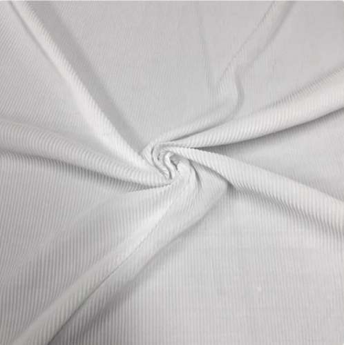 White Color Polyester Knitted Fabric