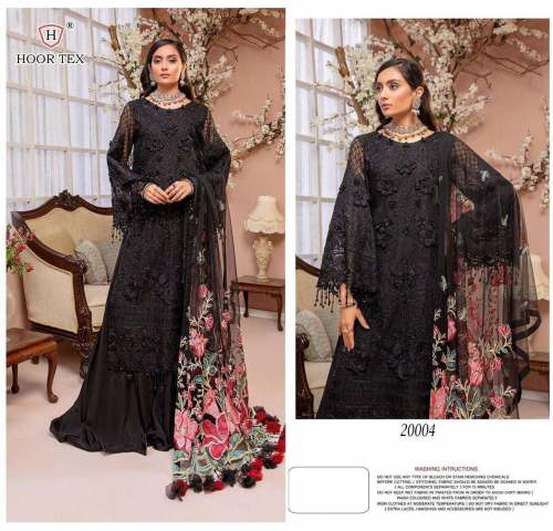 Georgette Pakistani Suit by Hoor Tex 20004 by Hoor Tex