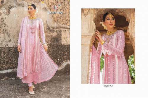 Hoor Tex 23007 Pakistani Embroidered Suit  by Hoor Tex