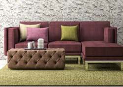 Plain Polyester Upholstery Fabric