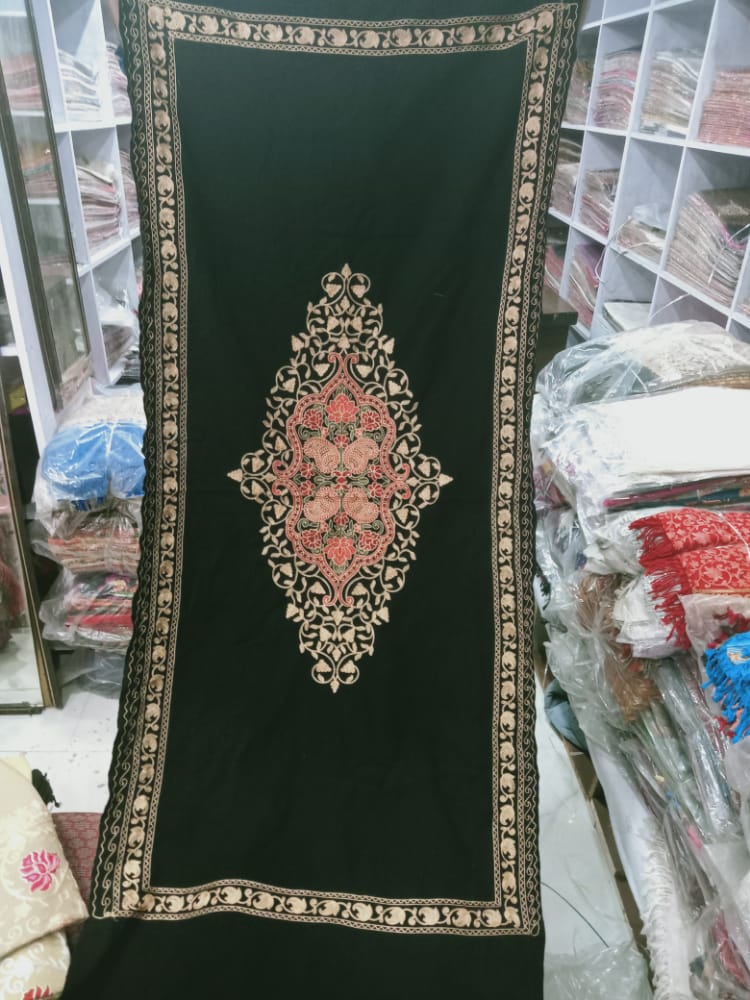 acrylic embroidery stole