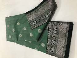 Chanderi hand weaving silk saree