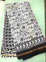 hand-block-black-white-self-print-saree