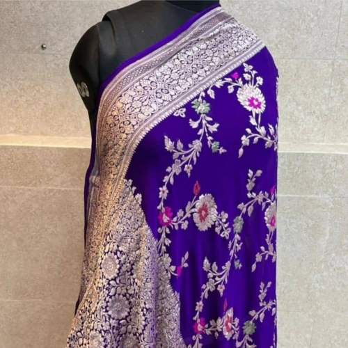 Daybl silk saree by Heena Fabrics