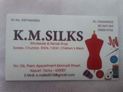 K M Silks logo icon