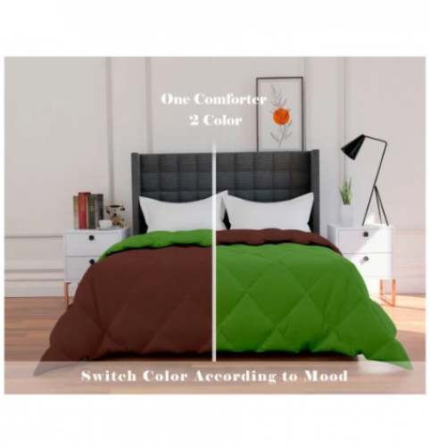 Brown and Green Comforter by Avi Sales