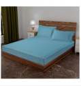 sky-blue-elastic-fitted-bed-sheet