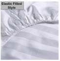 White Elastic Fitted Bed Sheet thumb 1