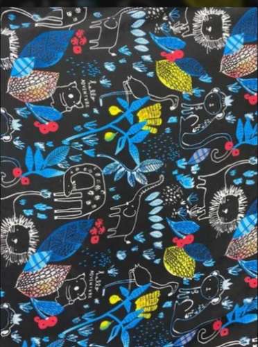 54Inch Rayon Print Fabric by Swastik Traders