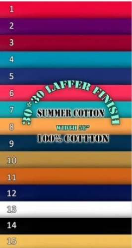 100% Pure Cotton laffer Poplin Shirting Fabric  by A K Fab Company