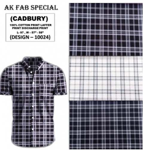 Multicolour Laffer Check Shirting fabric by A K Fab Company