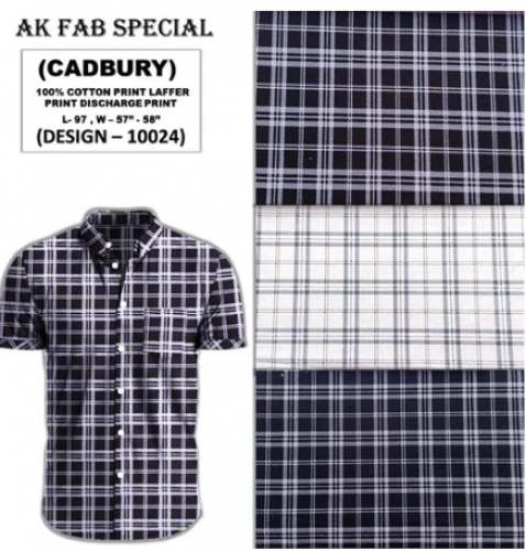 Multicolour Laffer Check Shirting fabric
