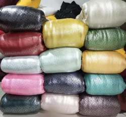 Rayon Lurex Foil Printed Fabric 