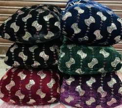 Trendy Velvet Embroidered Fabric