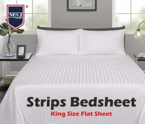 Strips Hotel Bed Sheet