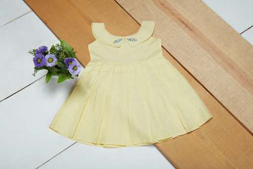 ONAS YELLOW POLKA DOT DRESS by P R Fashion