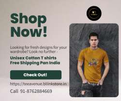 Printed Graphic Design Cotton Unisex T shirts 