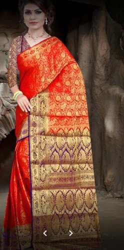 Fancy designer saree at wholesale by Sarathas silks readymades