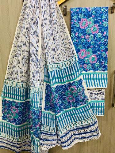 EXCLUSIVE COTTON SUTE WITH COTTON DUPTTA