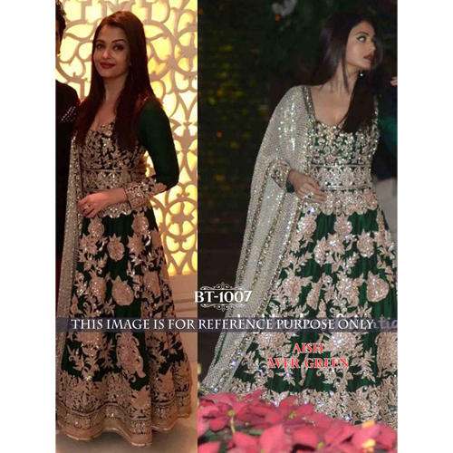 Green Silk Gown