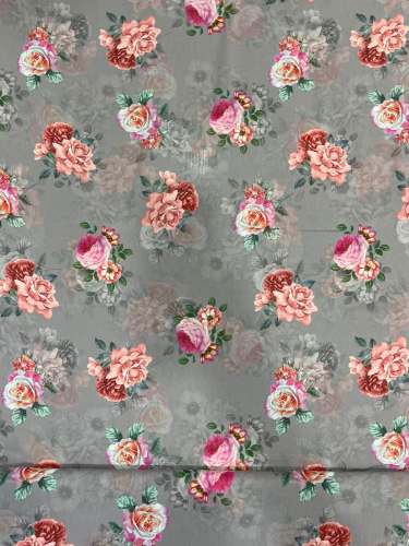Flowery Digital Printed Georgette Fabric 