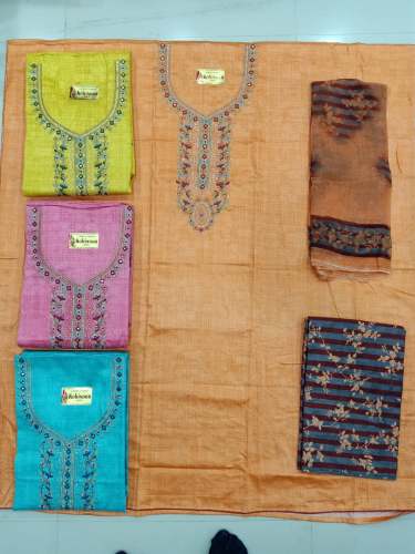 Jam Cotton Embroidered Dress by KOHINOOR SUIT