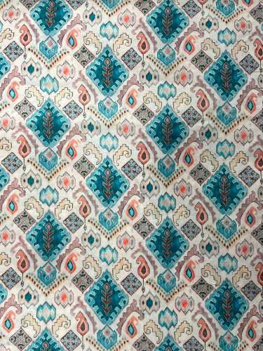 Muslin Digital Printed Fabric 