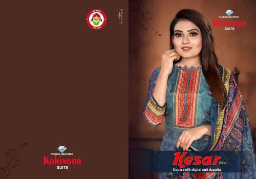 Upada Digital Print Suit Dupatta by Kesar Vol 4