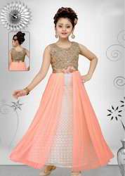 Kids Girls Anarkali Gown