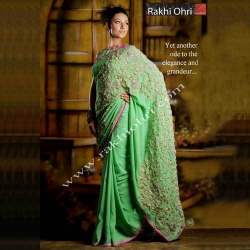 Hand Embroidered Designer Sarees