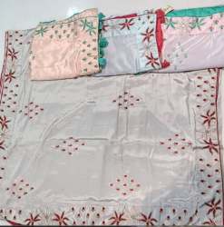 Elegant Vichitra Silk Embroidered Saree