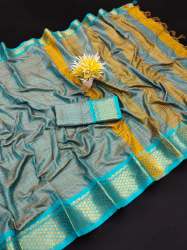 Aura Cotton Silk Saree SBT 720