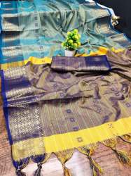 Aura Cotton Silk Saree SBT 724