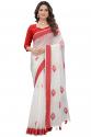 Beautiful patch work Linen Saree SBT 713 thumb 3