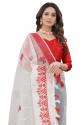 Beautiful patch work Linen Saree SBT 714 thumb 4