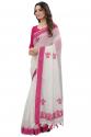 Beautiful patch work Linen Saree SBT 714 thumb 3