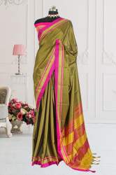 Khan Saree  SBT 698 by Sai Baba Textile