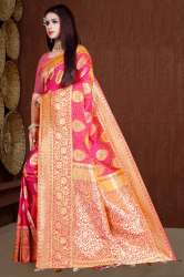 Ladies Beautiful Ketonik Silk Saree With Blouse